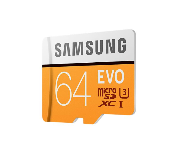 Karta pamieci SAMSUNG EVO microSD 64GB 100MB/s + SD
 MB-MP64GA/EU - 360776 - zdjęcie 4